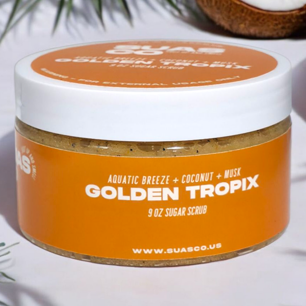 Golden Tropix Sugar Scrub